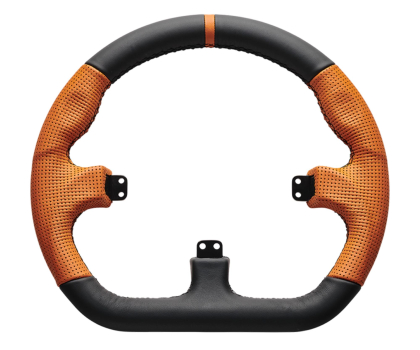 Kierownica do konsol Asetek GT Rim - Closed D, Leather - orange